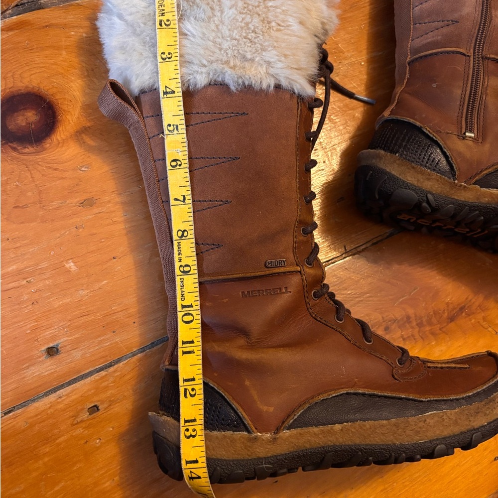 Merrell Women's Tremblant tall Polar Waterproof Lace-Up faux Fur Boot - Picture 11 of 13